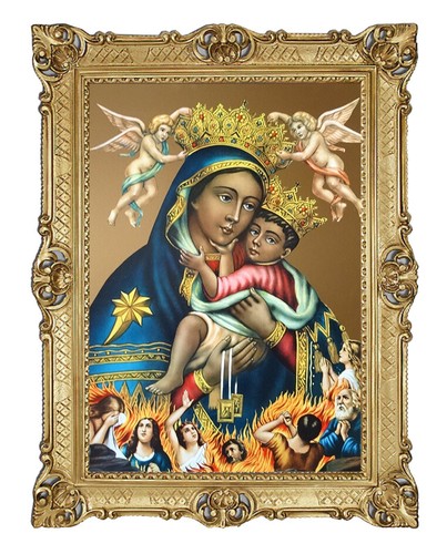 Immagine sacra con telaio - immagine,