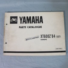Per Yamaha xt 600 z tenere moto catalogo ricambi motore telaio catalog part book