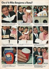 Anni '60 * Pubblicità Originale "Dash Detersivo con Perboratex, Che Ci Fa Mike B