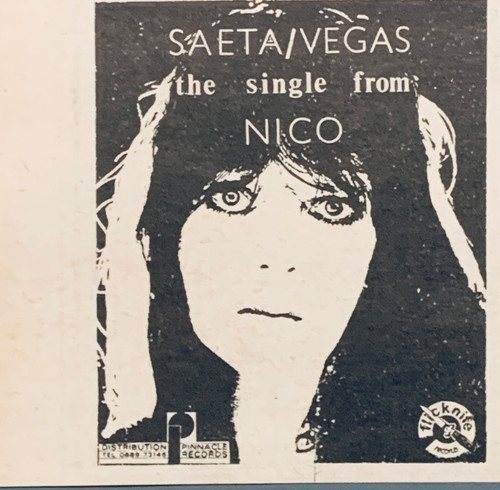 Nico originale 1981 print - nico, uk