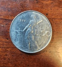 Italy 50 Lire Coin - 1977