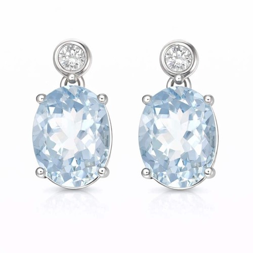 Earrings 18k white - 18k,