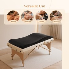 Curvy Lash Bed Topper, Topper in Schiuma per Letto per Ciglia ad Alta Densità, Lettino da Massaggio Ergonomico