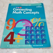 Connecting Math Concepts, Answer Key, Level Bridge [Paperback] McGraw Hill