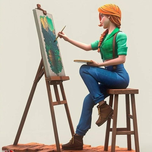 Modellino figura resina 24 - modellino, 1/24