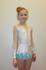 Body Ginnastica Ritmica 271-34 Cristalli Swarovski Competizione Ragazza 122-128cm