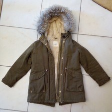ZARA GIRLS HOODED JACKET GREEN CHILD FEMALE / GIACCA CON CAPPUCCIO VERDE BAMBINA