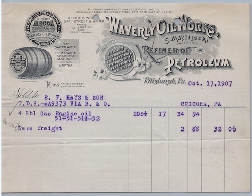 1907 waverly oil works - oil,