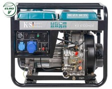 K&S 6100HDE Gruppo Elettrogeno Di Emergenza 230V Generatore Diesel 5.5kW