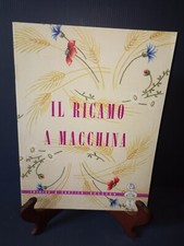 Libro vintage Il Ricamo A Macchina