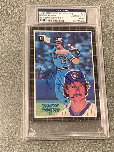 Robin yount 1985 donruss - yount,