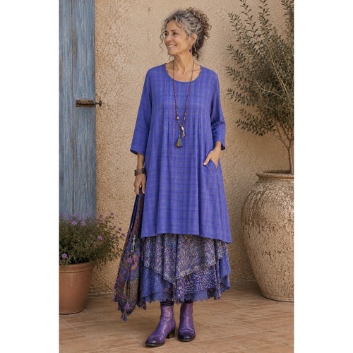 Abito midi gudrun sjoden lino - midi,