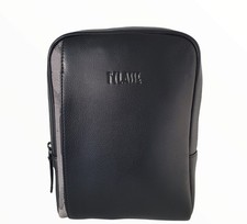 Alviero Martini 1a Classe borsello uomo piccolo in pelle nero Geo Dark