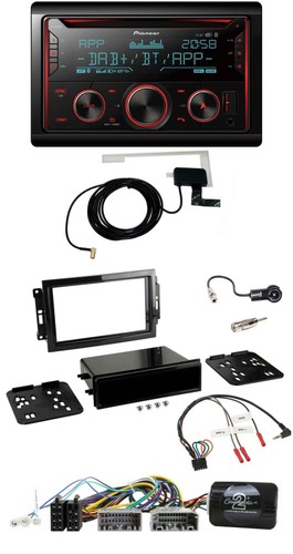 Pioneer 2din volante dab usb - pioneer,