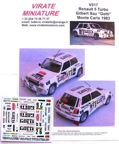 V017 renault turbo rallye - v017,