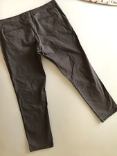 Napapijri xxl pantaloni casual stile cargo cotone chino grigio aviazione W40 L34