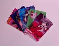 Mew mew amiche vincenti Tokyo mew mew cards laminate animate 3D prominter