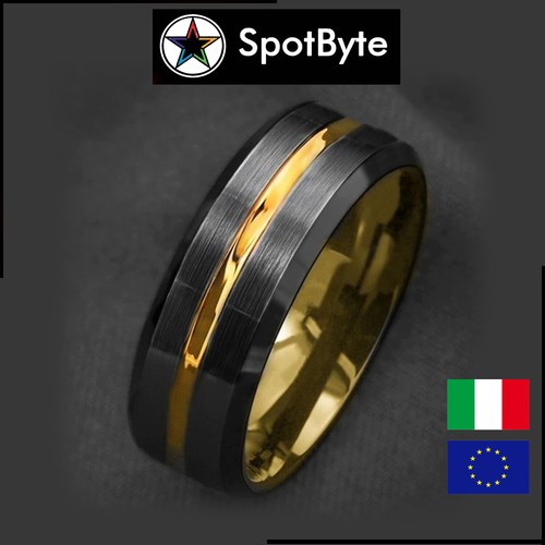 Anello uomo tungsteno - anello,