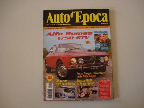 Auto epoca 2003 alfa - 9/2003,