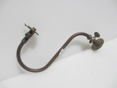 Victorian brass gas wall light - wall,