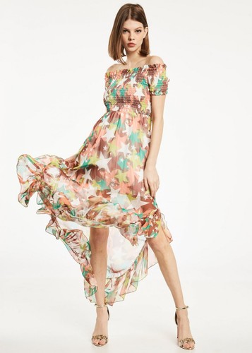 Denny rose abito lungo - denny,