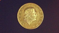 1991 Italy, 200 Lire Coin-