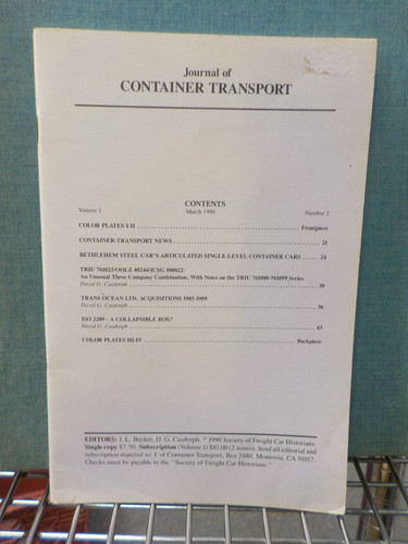 Journal container transport - container,