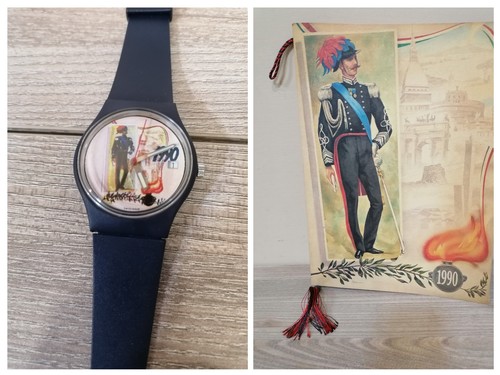 Orologio calendario storico - e,