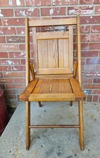 Sedia pieghevole vintage con