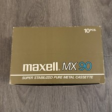 MAXELL MX 90 CASSETTE METALLO