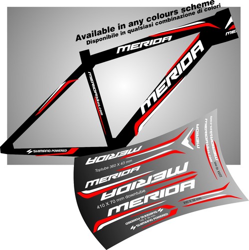Merida adesivi stickers - adesivi, decal