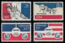 C87 air mail - us,, serie