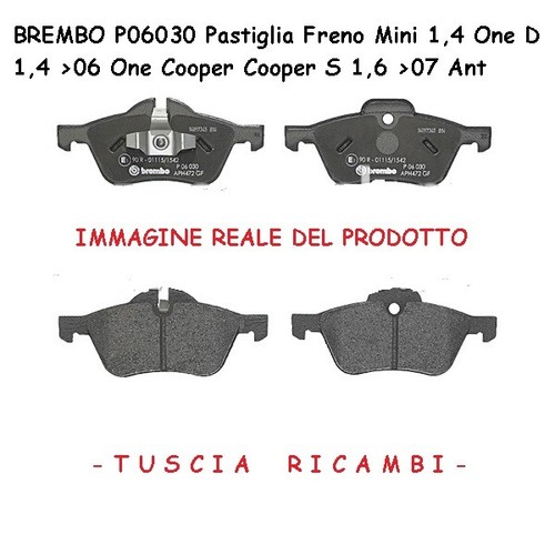 Pasticche freno brembo p06030 - pasticche,