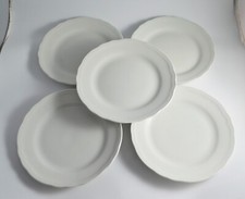 SO5901 SET 5 PIATTI PIANI BIANCHI IN PORCELLANA RICHARD GINORI SERVITO SERVIZIO