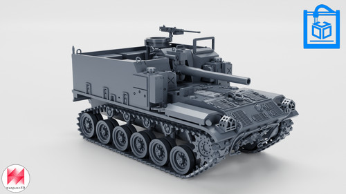 Modellino veicolo m44 155 - 155, mm