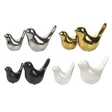 2 pezzi statuette di uccelli