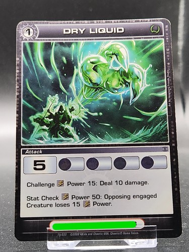 Chaotic card dry liquid - card,
