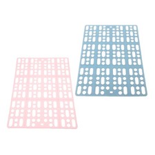  2 pezzi in plastica tappetino a gabbia di coniglio tappetino da pavimento di