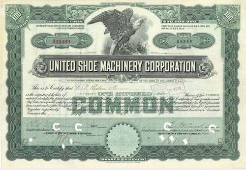 United shoe machinery corp - corp.,