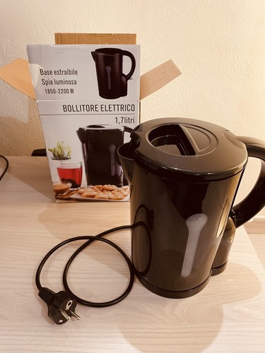 Bollitore elettrico nero - bollitore,