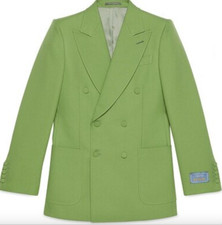 GUCCI HAHAHA GREEN BLAZER IT56