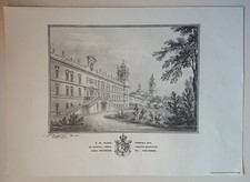 Lotto di riproduzioni di stampe antiche e fotografie di Parma