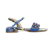 SANDALO STAMPA EFFETTO PITONE