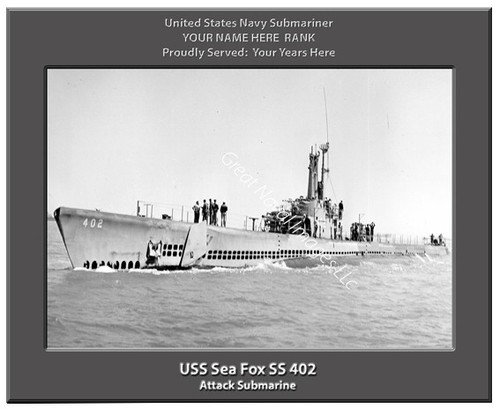 Uss sea fox 402 foto - uss, ss