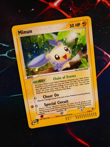 Pokemon minun card ex - pokemon,