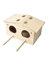 Wooden Hanging Birds Nests