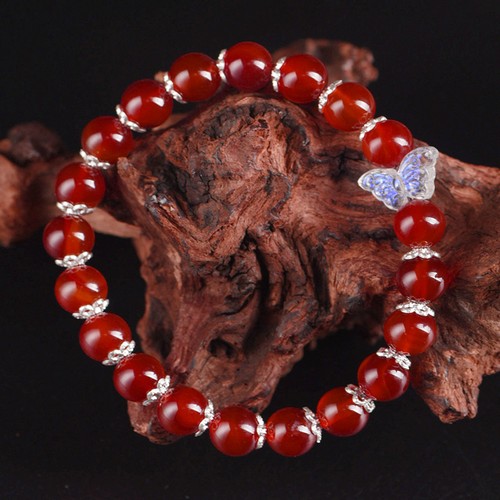 Bracciale donna agata rossa - , e