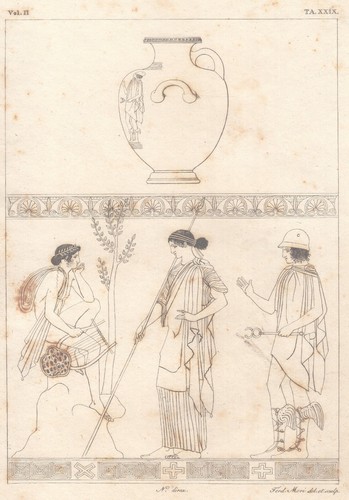 Antica stampa del 1800 - antica,