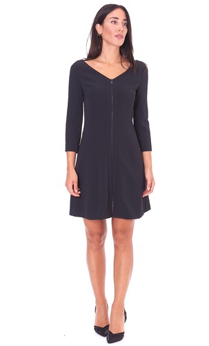 Abito corto trussardi con zip - corto,
