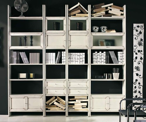Libreria parete attrezzata - parete,